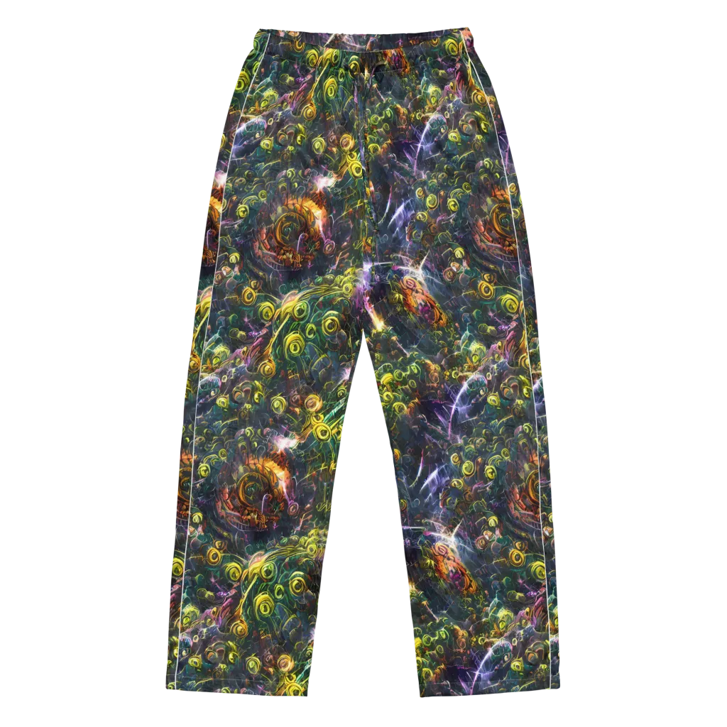 Midnight Vines on Women's Pajama Pants — Front