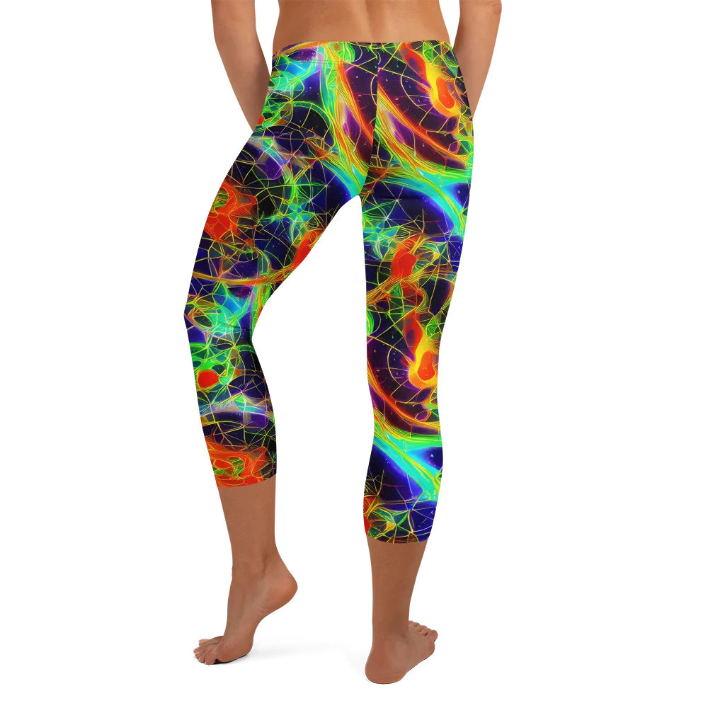 Pirie Pulse on Capri Leggings — Back