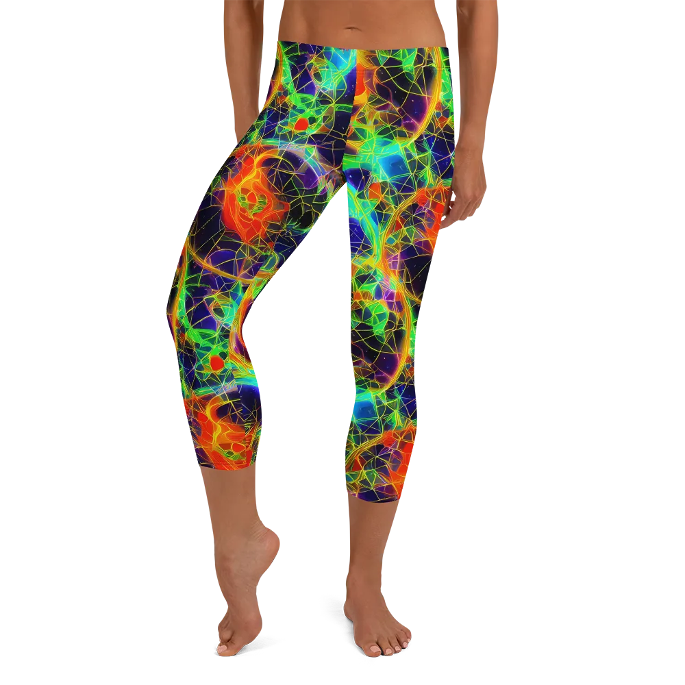 Pirie Pulse on Capri Leggings — Front