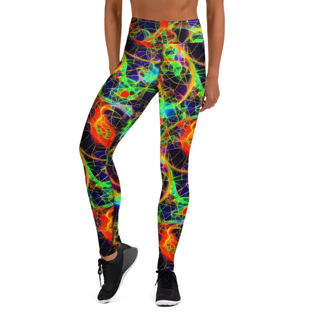 Pirie Pulse on Yoga Leggings — Front
