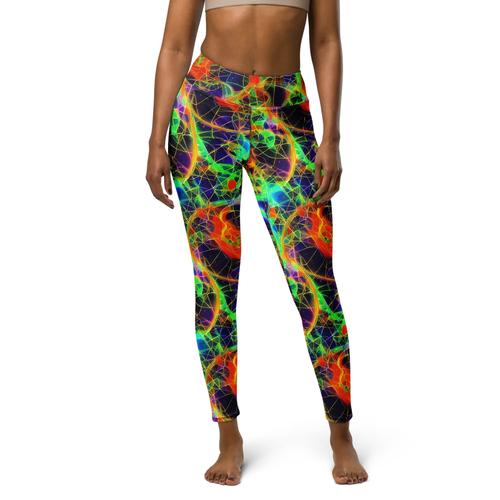Pirie Pulse on Yoga Leggings — Front