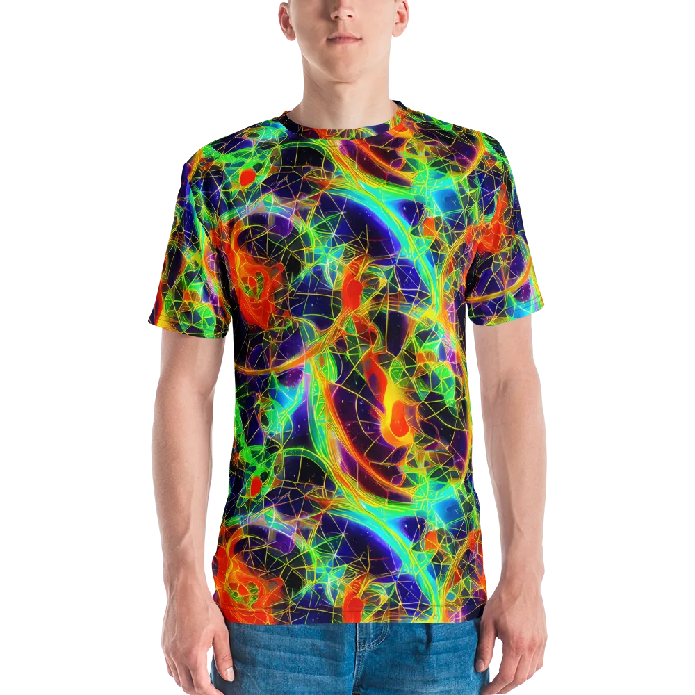 Pirie Pulse on Men's Crew Neck T-Shirt — Front