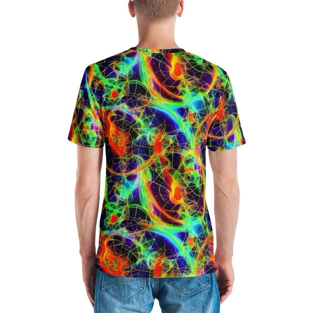 Pirie Pulse on Men's Crew Neck T-Shirt — Back