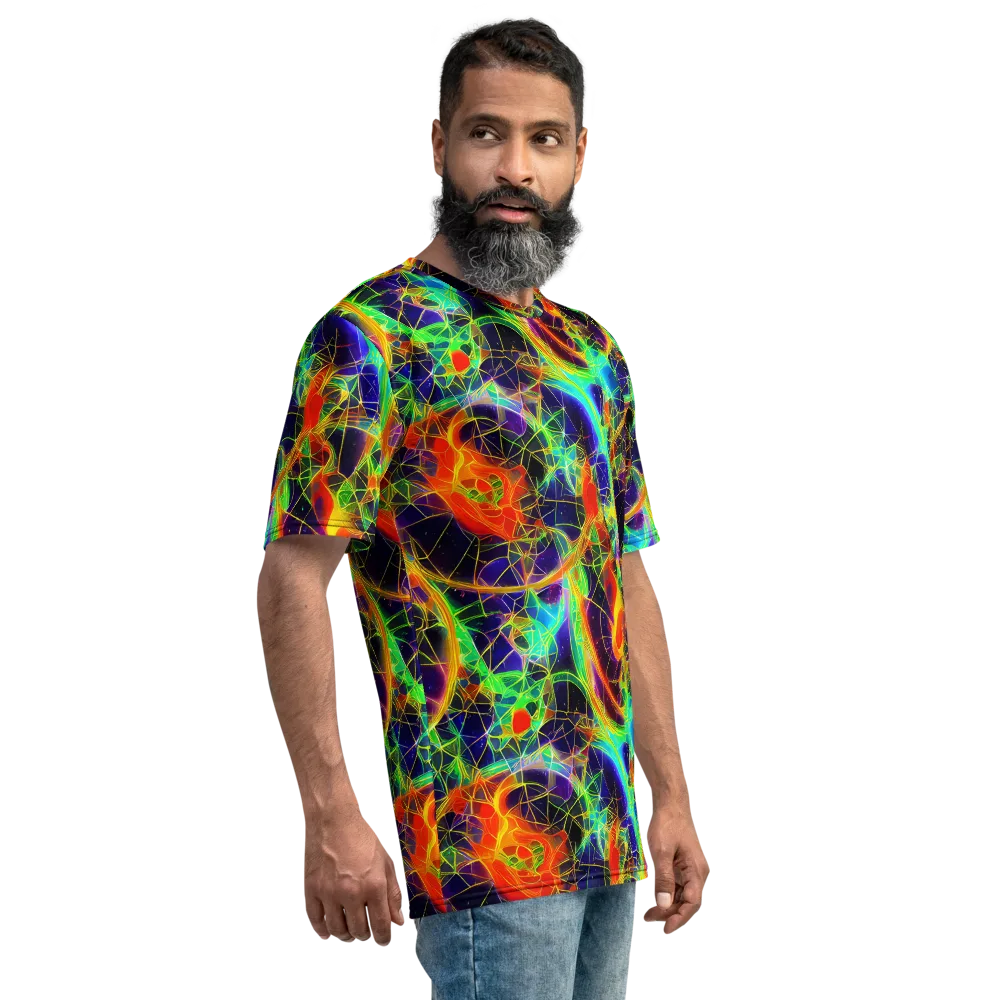 Pirie Pulse on Men's Crew Neck T-Shirt — Right