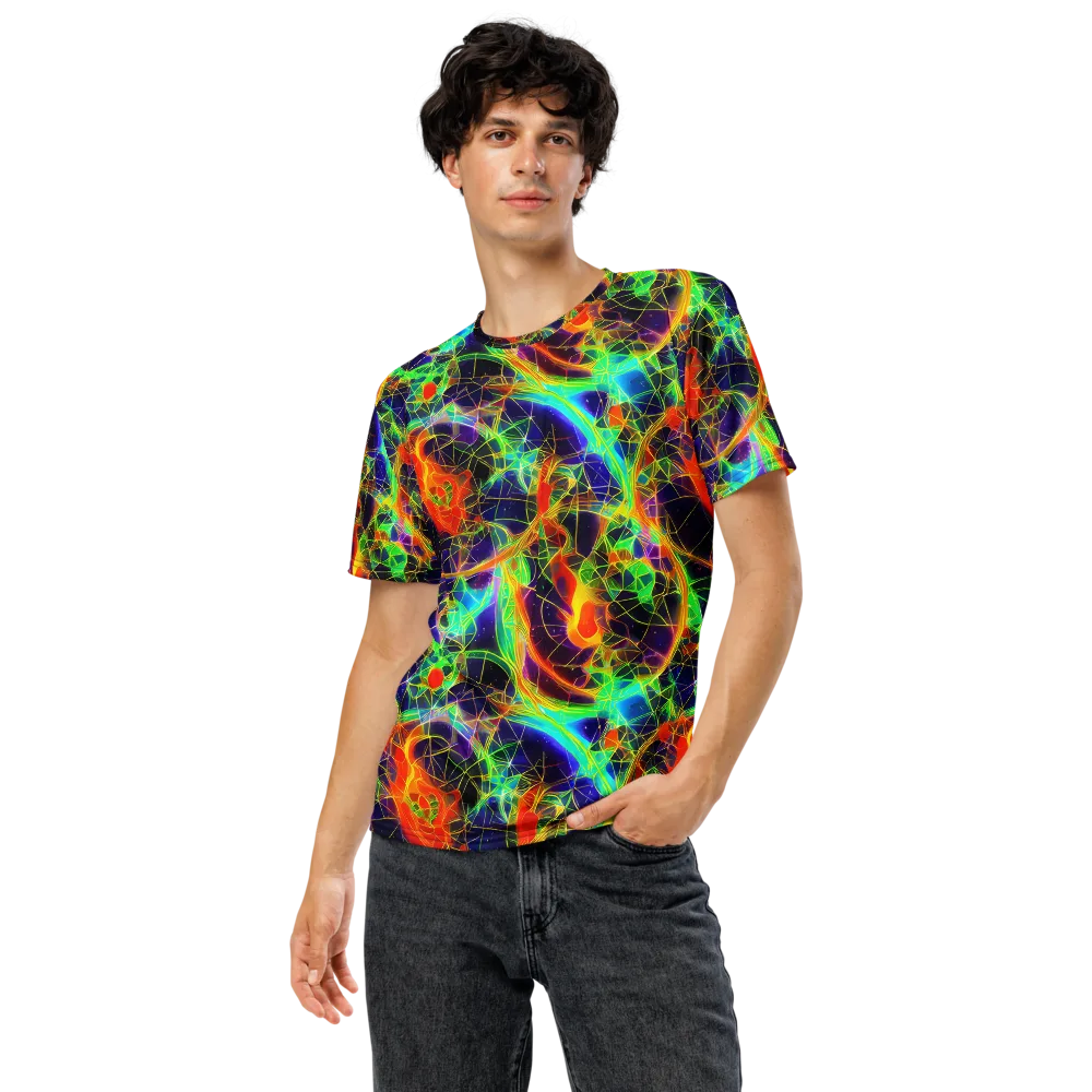 Pirie Pulse on Men's Crew Neck T-Shirt — Front