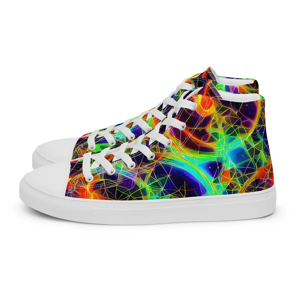 Pirie Pulse on Men's High Top Canvas Shoes — Left