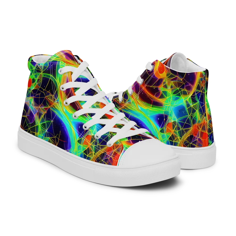 Pirie Pulse on Men's High Top Canvas Shoes — Right