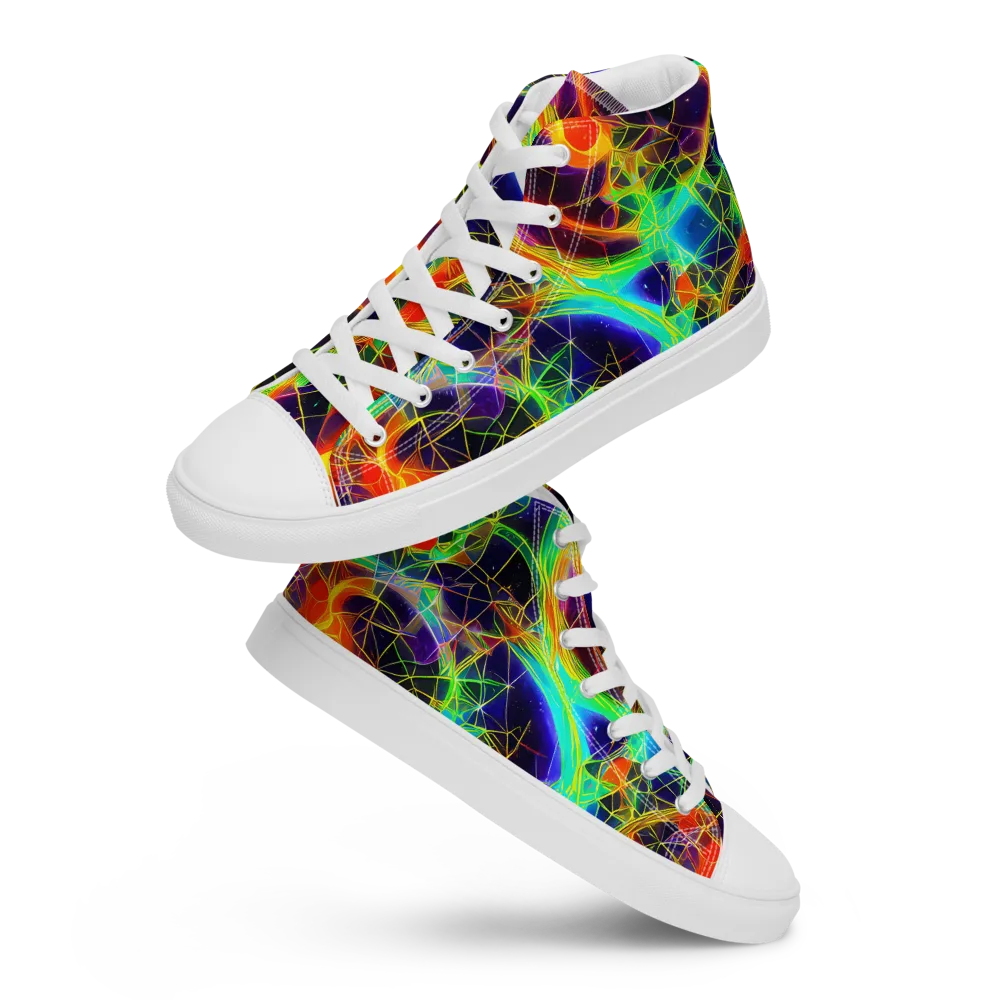 Pirie Pulse on Men's High Top Canvas Shoes — Front