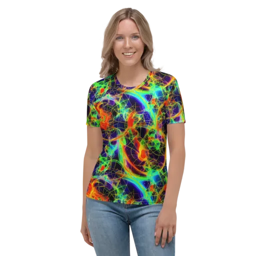 Pirie Pulse on a Women's Crew Neck T-Shirt