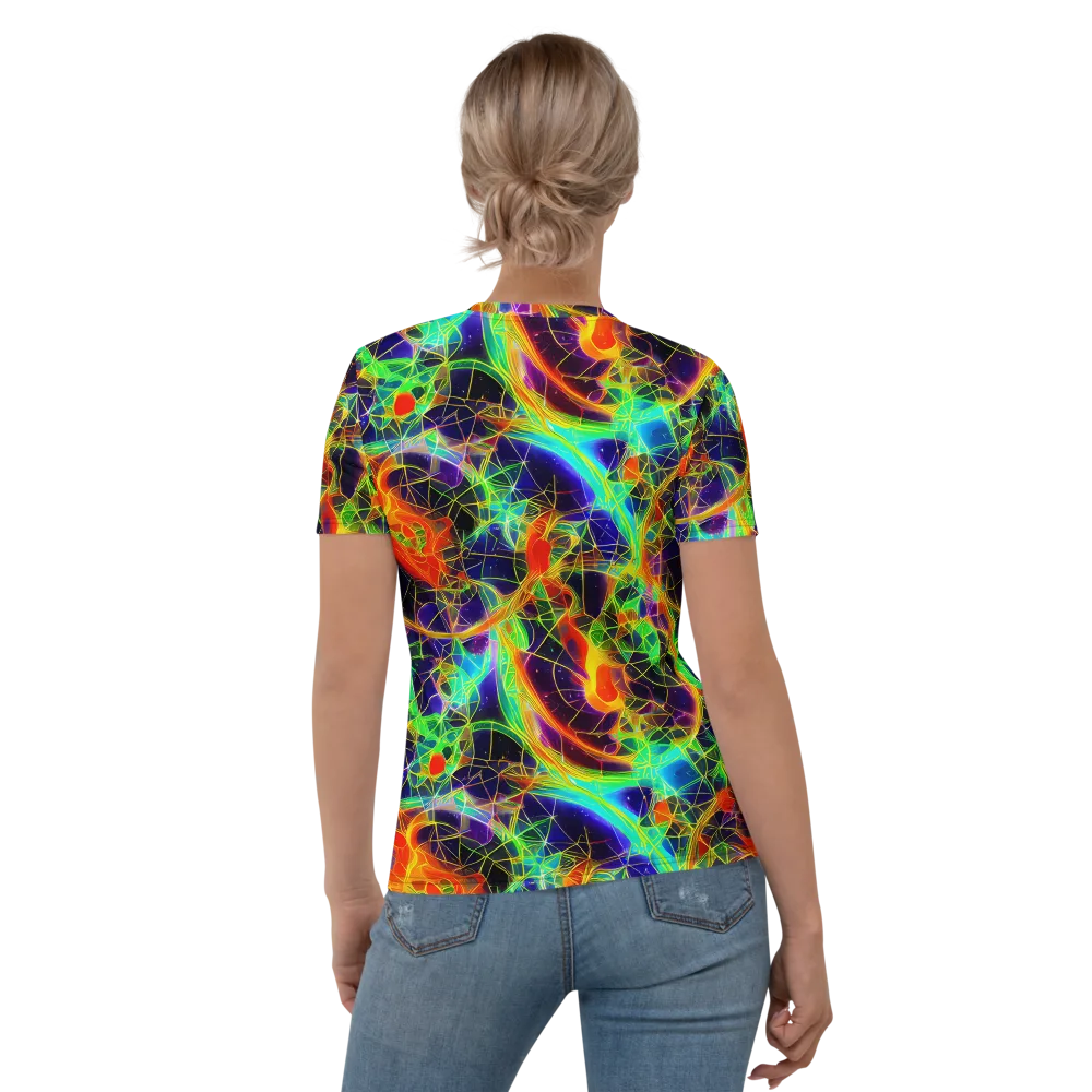 Pirie Pulse on Women's Crew Neck T-Shirt — Back