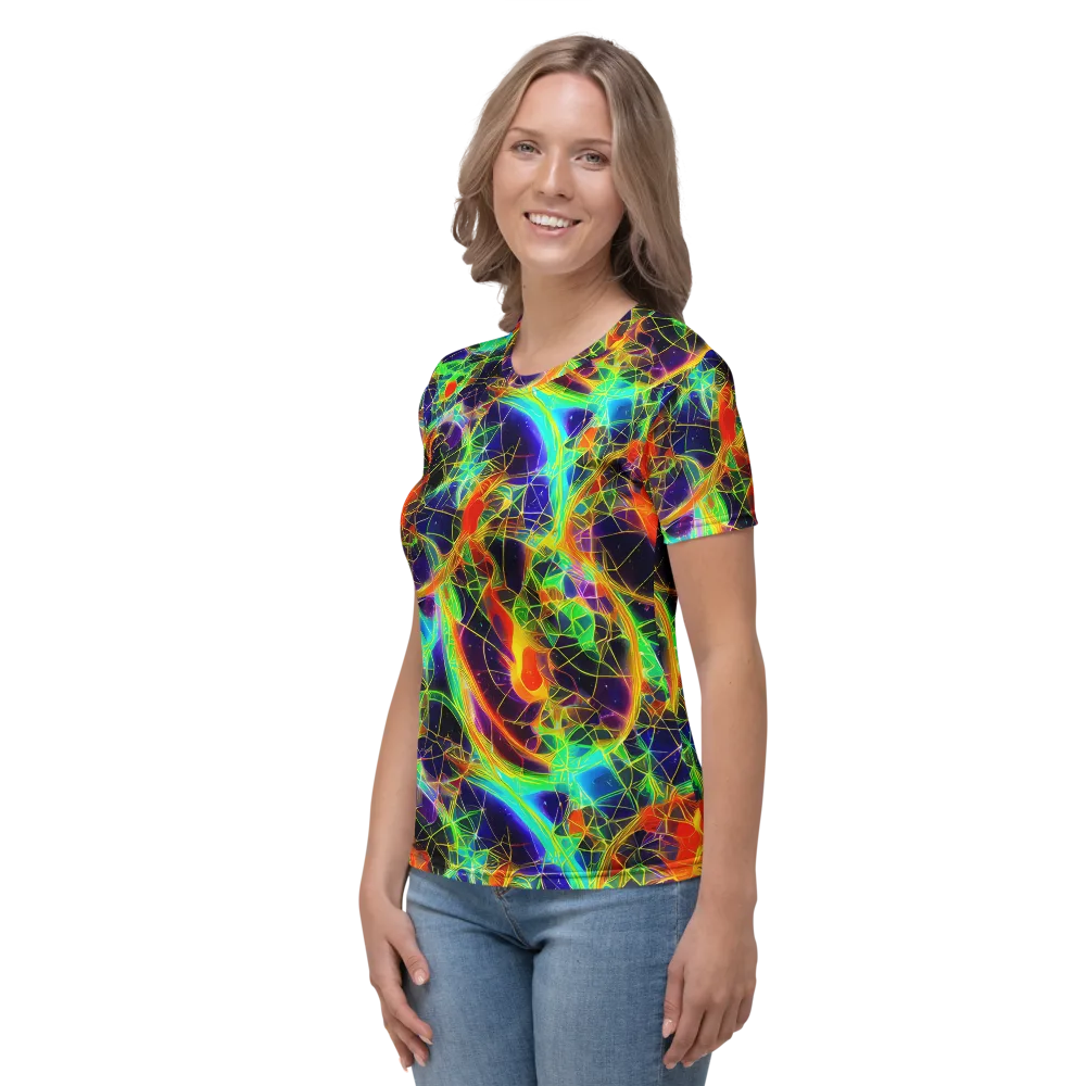 Pirie Pulse on Women's Crew Neck T-Shirt — Left
