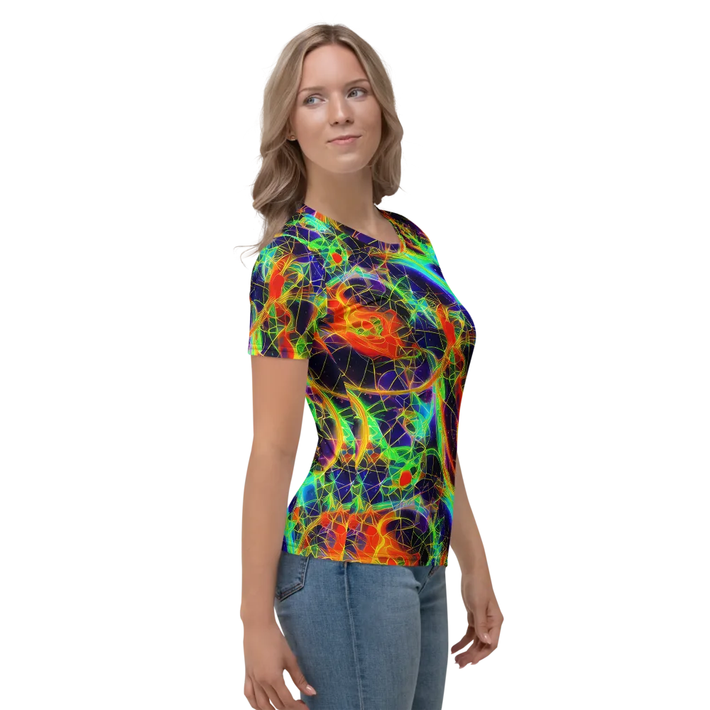 Pirie Pulse on Women's Crew Neck T-Shirt — Right
