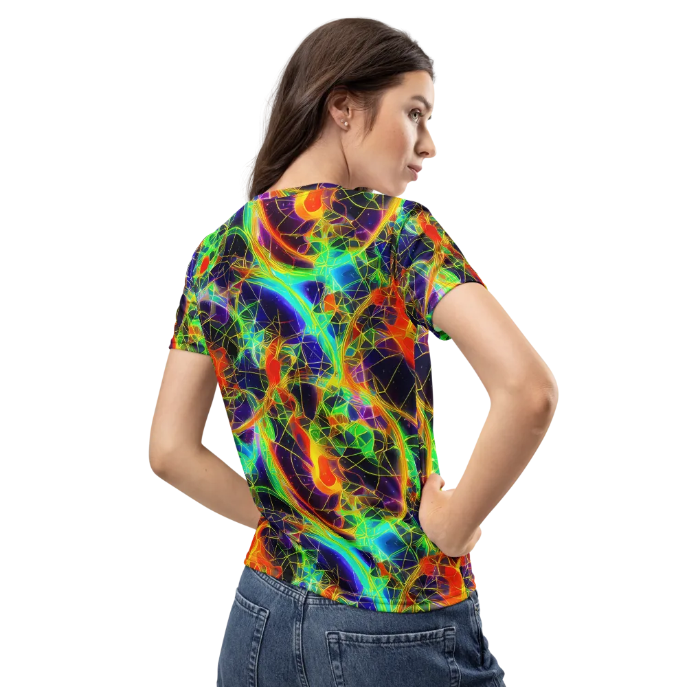 Pirie Pulse on Women's Crew Neck T-Shirt — Back