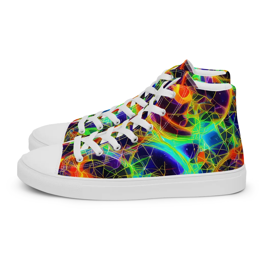 Pirie Pulse on Women's High Top Canvas Shoes — Left