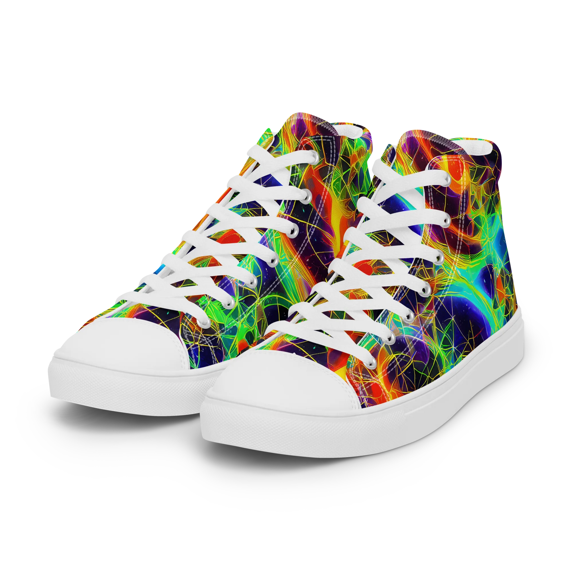 Pirie Pulse on Women's High Top Canvas Shoes — Left Front