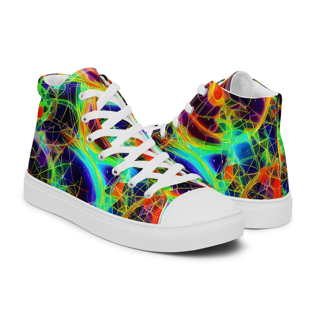 Pirie Pulse on Women's High Top Canvas Shoes — Right