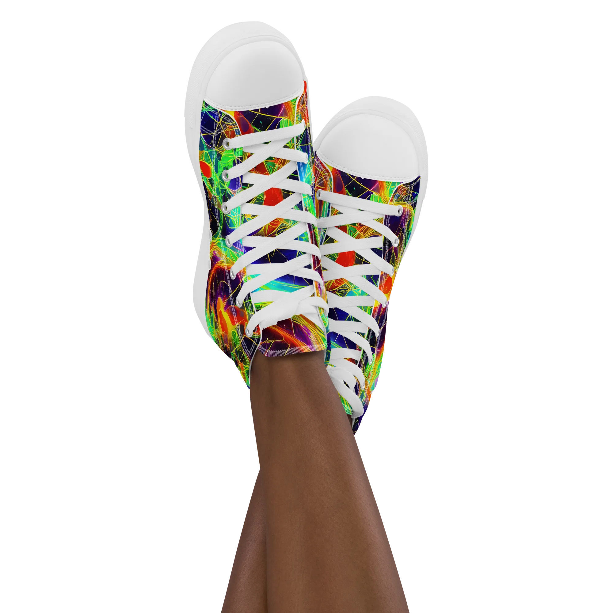 Pirie Pulse on Women's High Top Canvas Shoes — Front