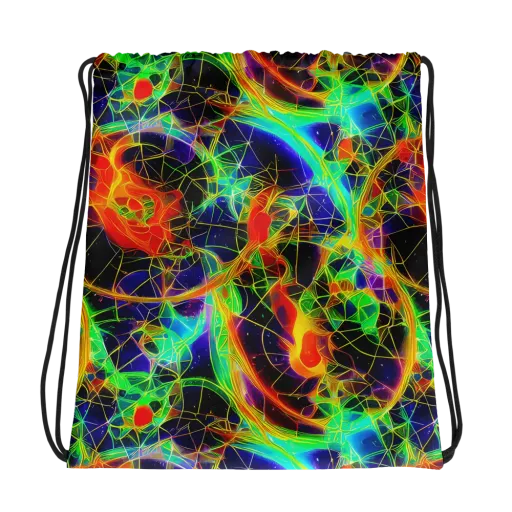 Pirie Pulse on a Drawstring Bag
