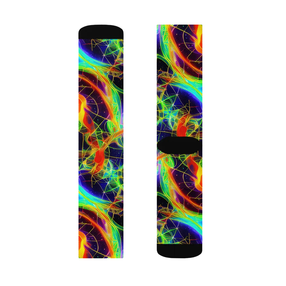 Pirie Pulse on Socks — Left Sock