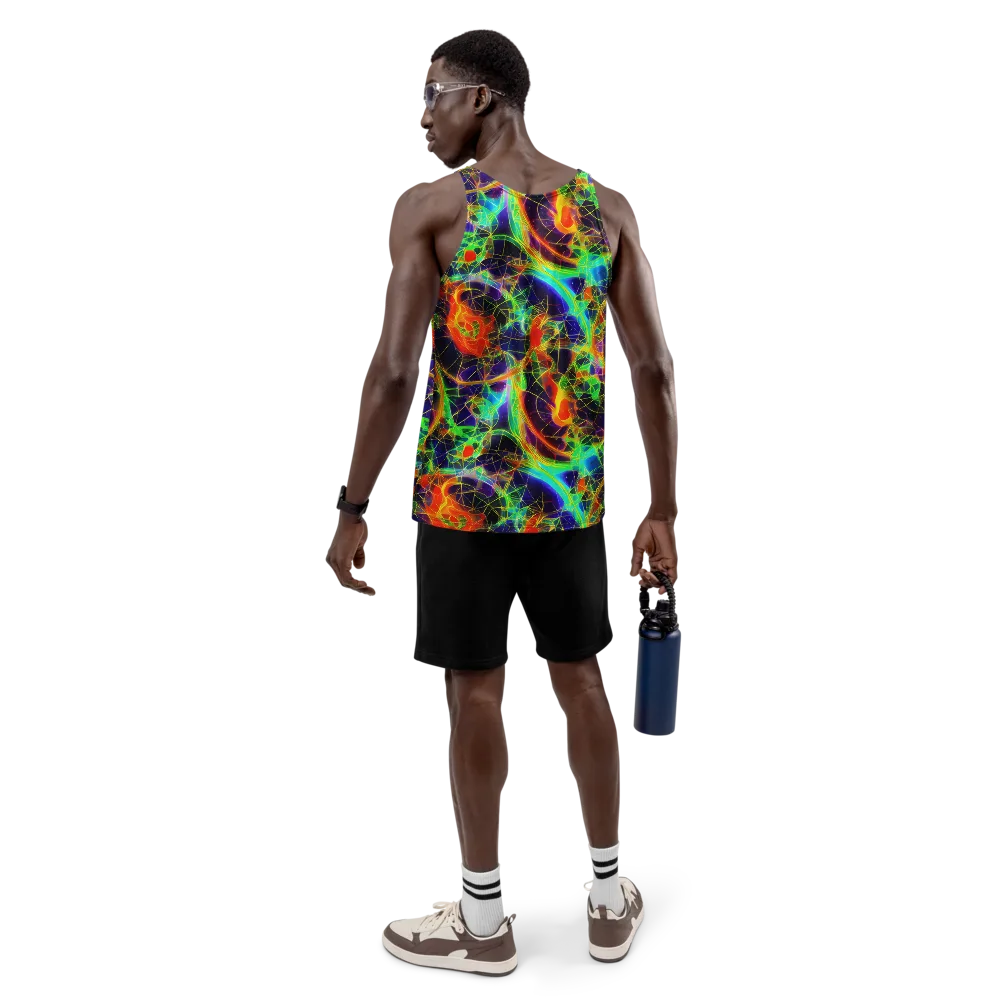 Pirie Pulse on Men's Tank Top — Back