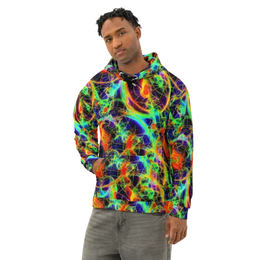 Pirie Pulse on a Cotton Hoodie