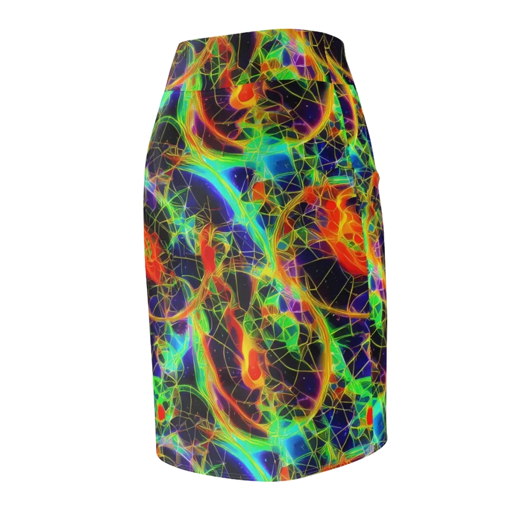 Pirie Pulse on Pencil Skirt — Back Side