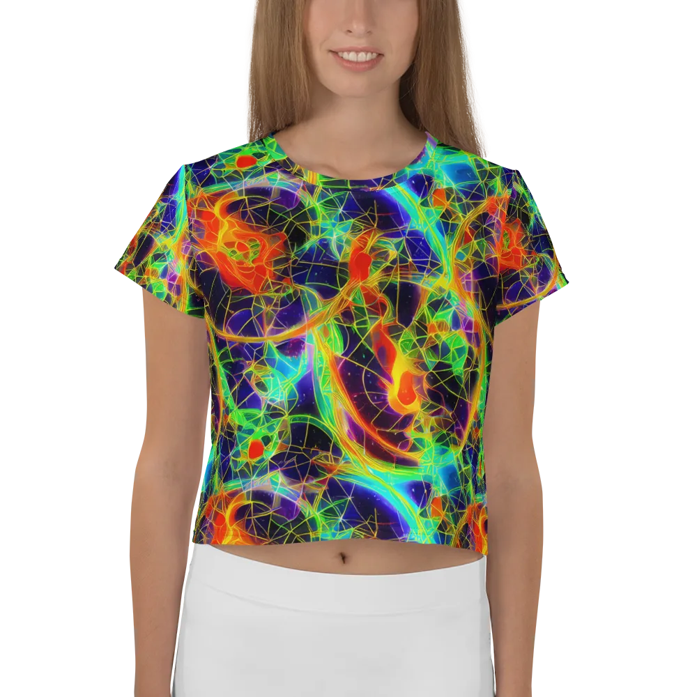 Pirie Pulse on Crop Tee — Front