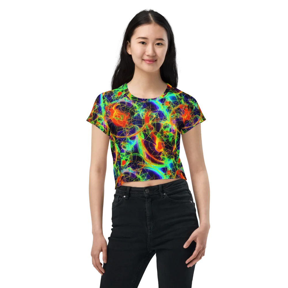 Pirie Pulse on Crop Tee — Front