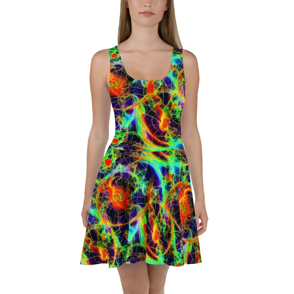 Pirie Pulse on Skater Dress — Front