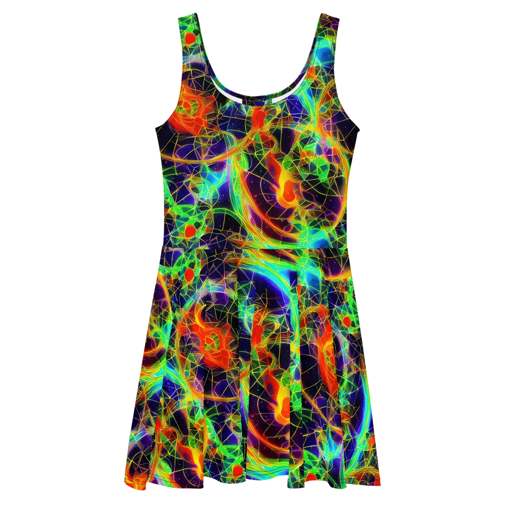 Pirie Pulse on Skater Dress — Front