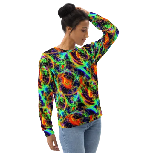 Pirie Pulse on a Sweatshirt