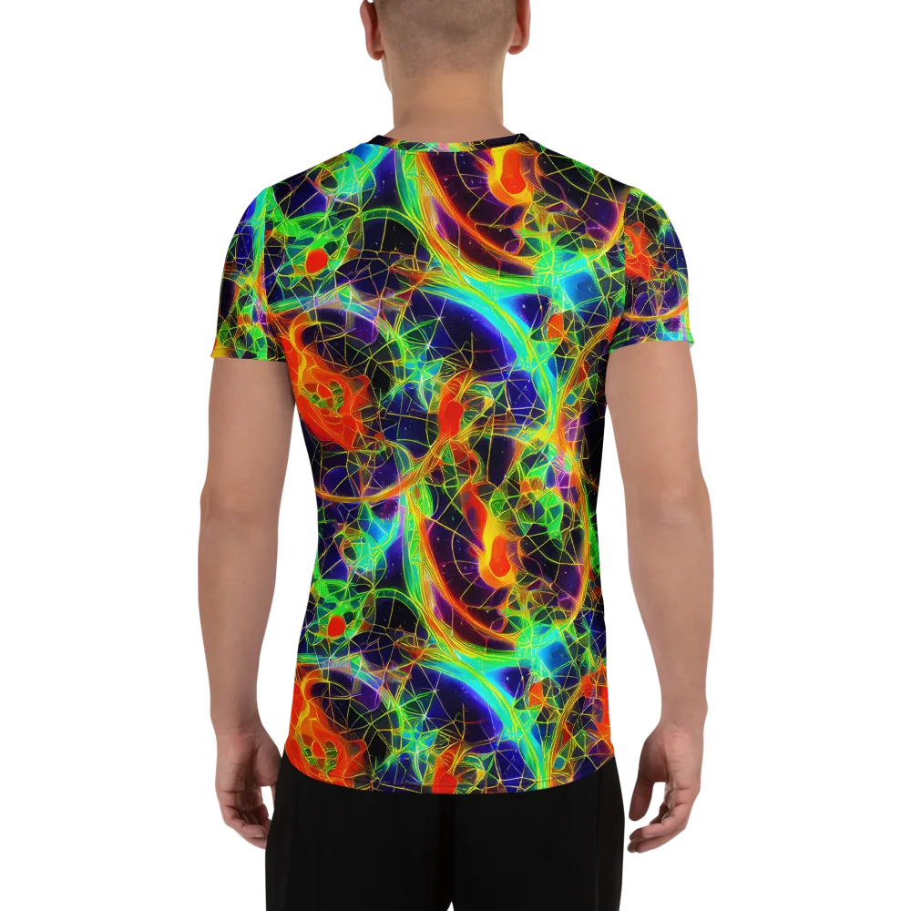 Pirie Pulse on Men's Athletic T-Shirt — Back