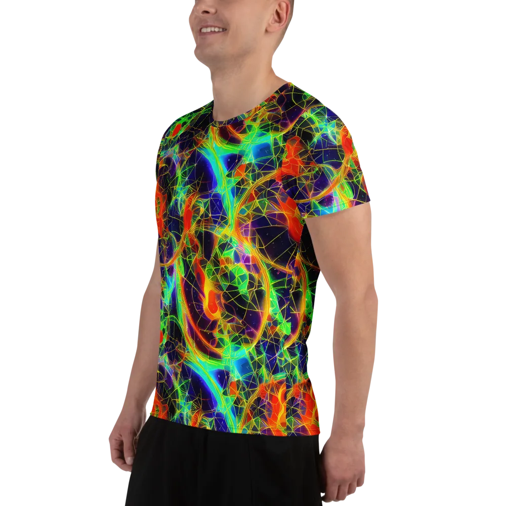 Pirie Pulse on Men's Athletic T-Shirt — Left
