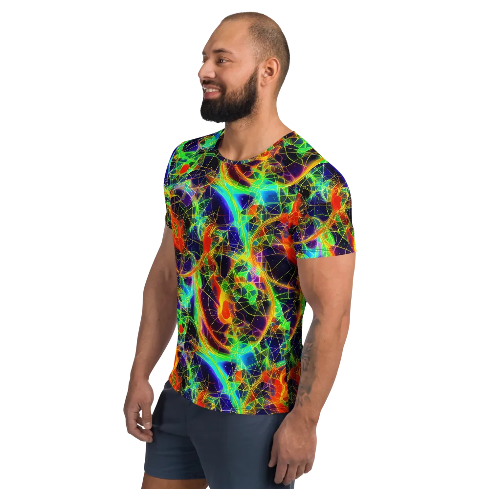 Pirie Pulse on Men's Athletic T-Shirt — Left