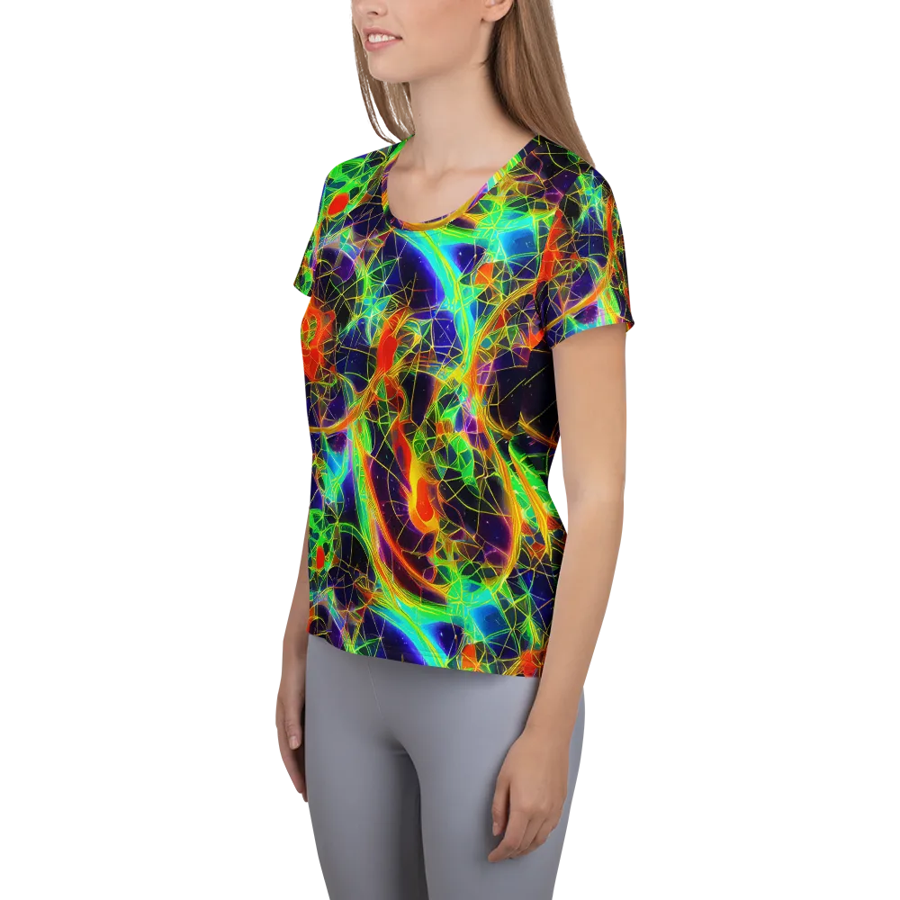 Pirie Pulse on Women's Athletic T-Shirt — Left