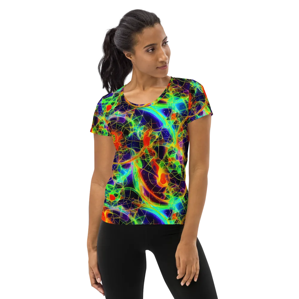 Pirie Pulse on Women's Athletic T-Shirt — Front