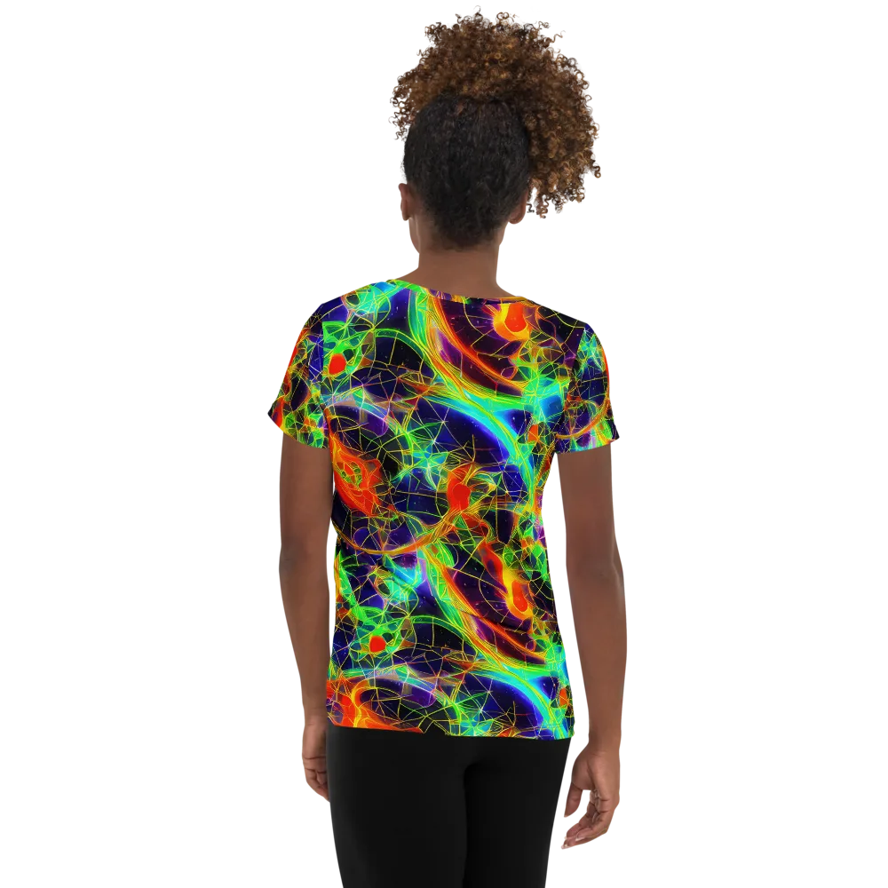 Pirie Pulse on Women's Athletic T-Shirt — Back