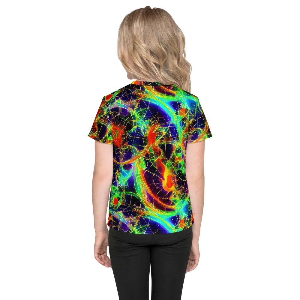 Pirie Pulse on Kids Crew Neck T-Shirt — Back