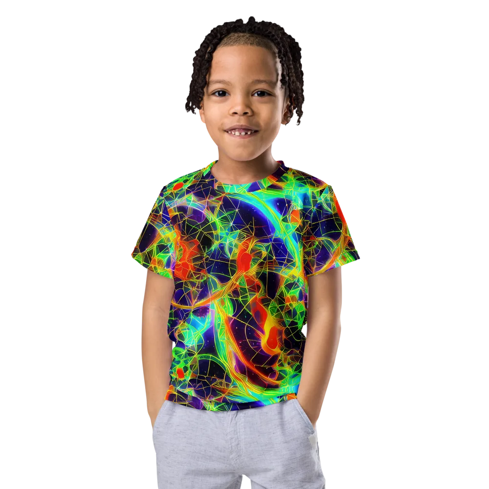 Pirie Pulse on Kids Crew Neck T-Shirt — Front
