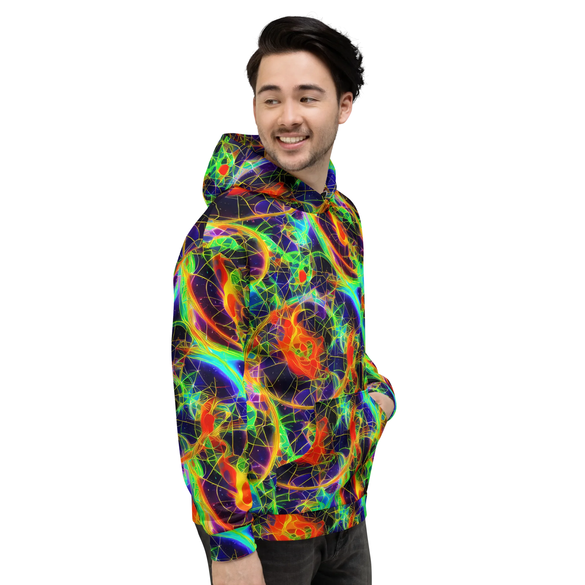 Pirie Pulse on Hoodie — Right