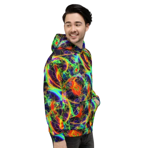 Pirie Pulse on a Hoodie
