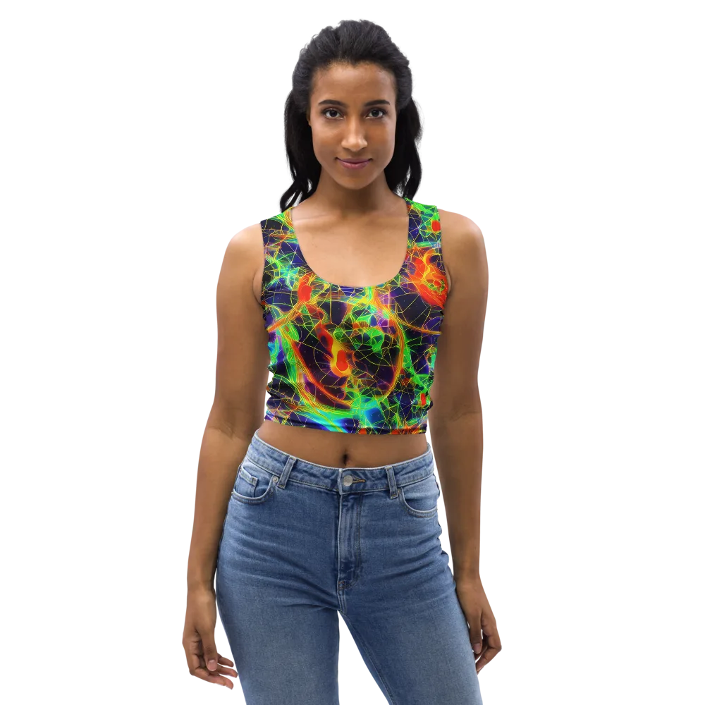 Pirie Pulse on Crop Top — Front