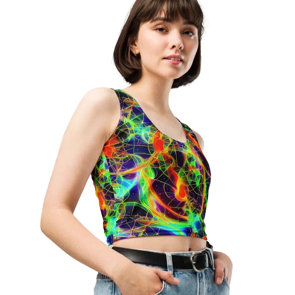 Pirie Pulse on Crop Top — Right Front