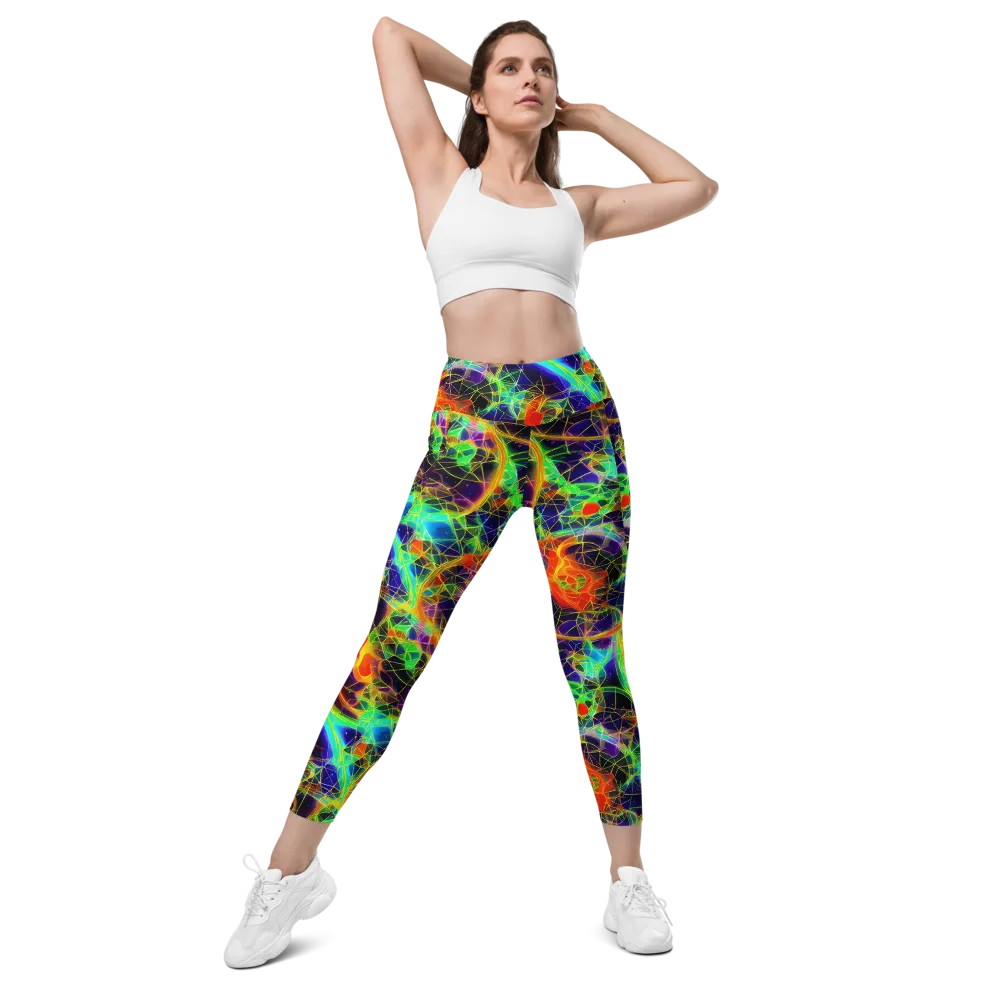 Pirie Pulse on Leggings with Pockets — Front