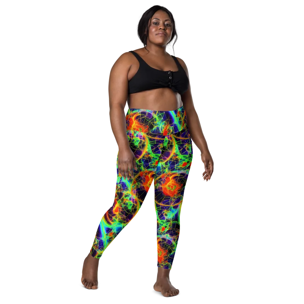 Pirie Pulse on Leggings with Pockets — Front