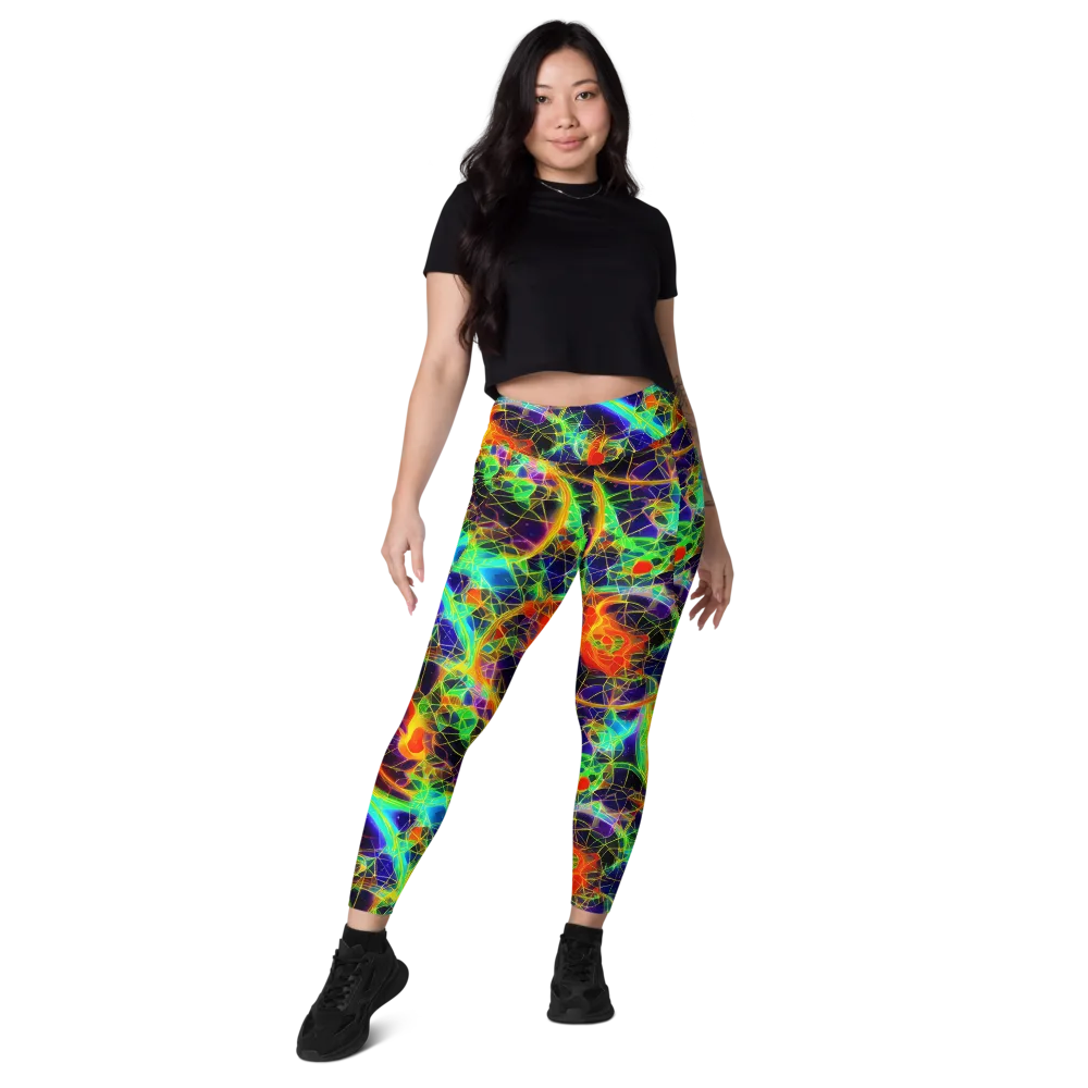Pirie Pulse on Leggings with Pockets — Front