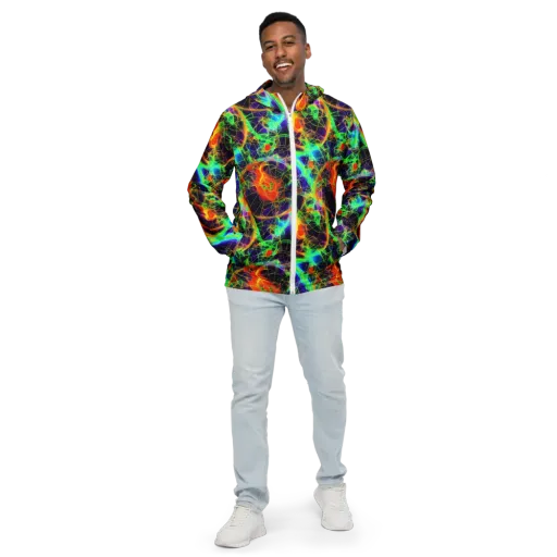 Pirie Pulse on a Men's Windbreaker