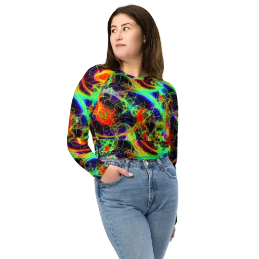 Pirie Pulse on a Long Sleeve Crop Top