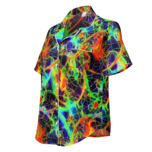 Pirie Pulse on a Women's Short Sleeve Pajama Top