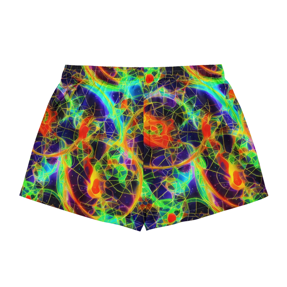 Pirie Pulse on Women's Pajama Shorts — Back